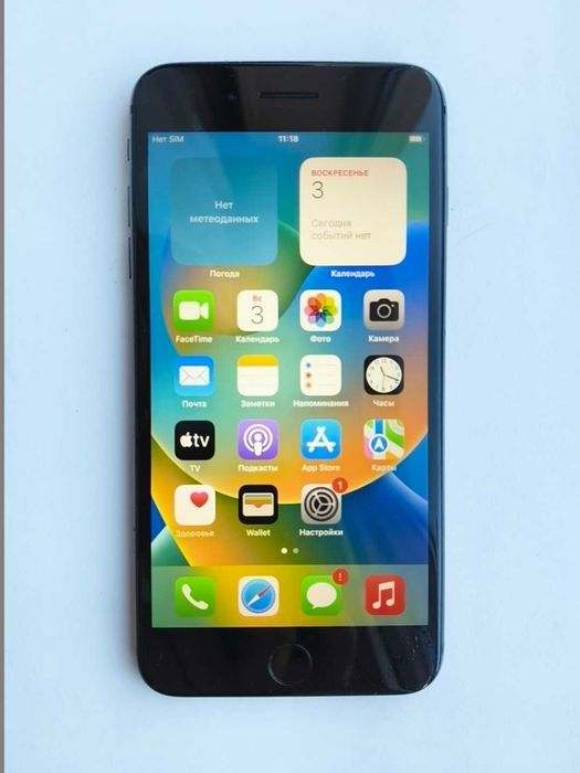 iPhone 8 plus черный 256гб