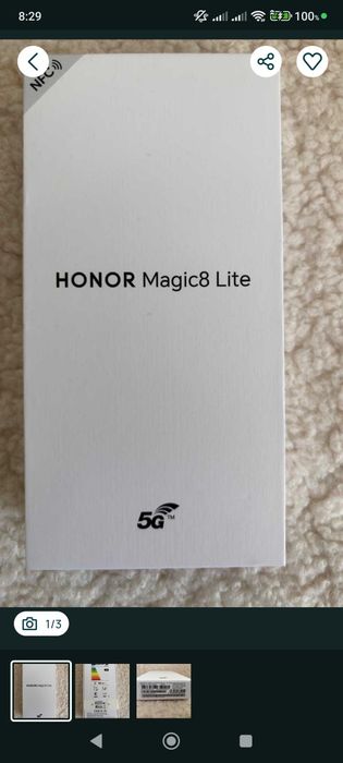 Vând telefon honor magic 8 lite sigilat
