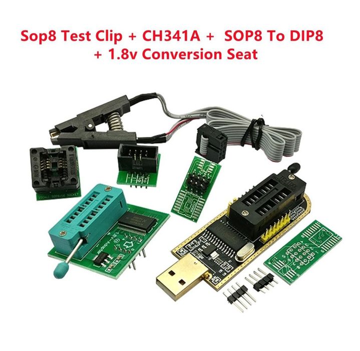 Programator CH341A SPI pt. memorii BIOS si EEPROM