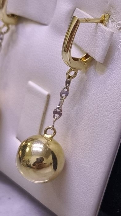 Серьги из жёлтого золота