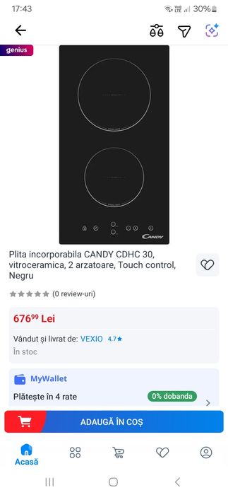 Plita electrica candy