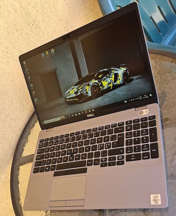 Okazie Dell i7 Gen10,Ram 16gb, ecran 16inch ips, taste led, baterie noua, Windows 11 licență, SSD nvme 480gb, impecabil estetic