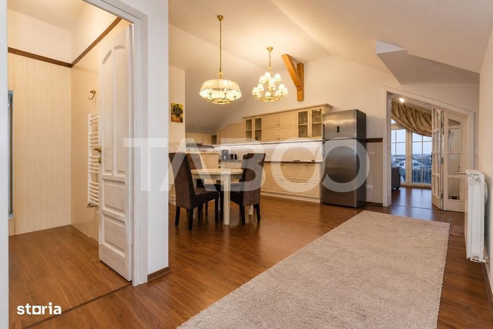 Penthouse 4 camere de inchiriat in Sibiu zona Calea Dumbravii