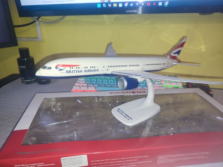 Vand macheta British airways