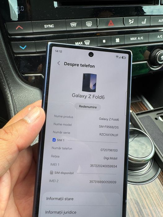 Vand/schimb Galaxy z fold 6 512 gb