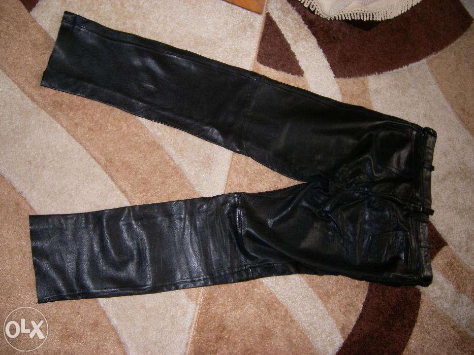 Pantaloni piele motociclist