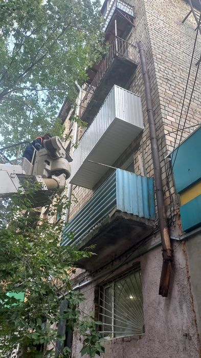 ремонт балкон и замена плит