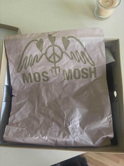 Mos Mosh - чисто нови дамски ботуши, естествена кожа, черни, No 37