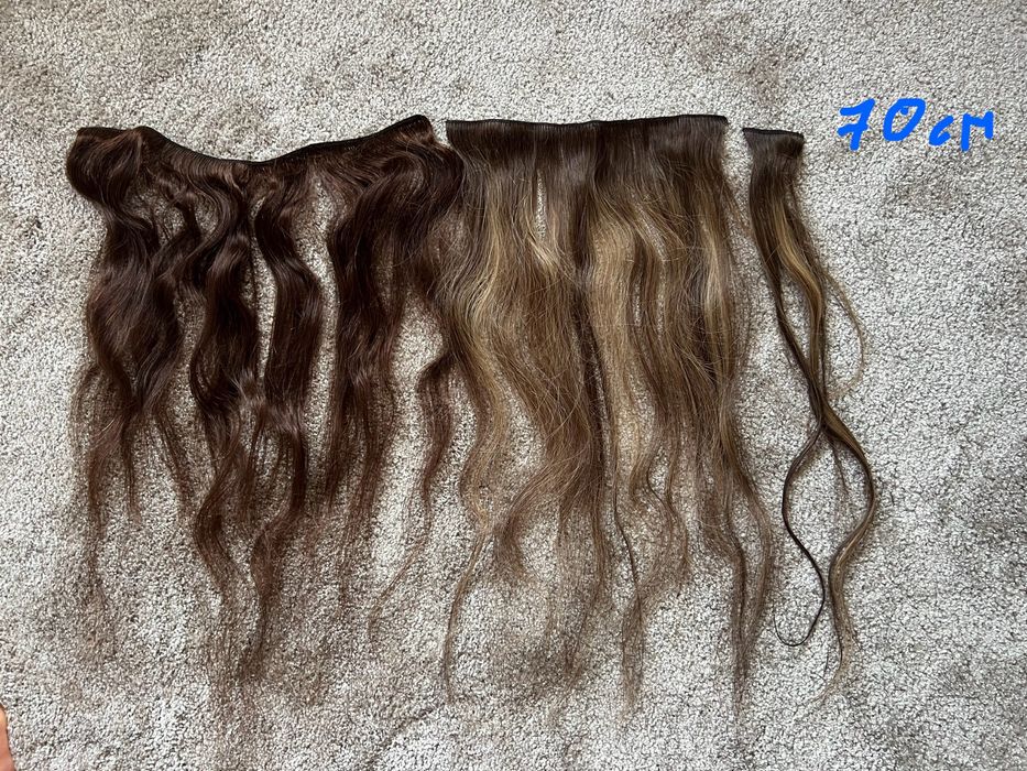 Естествена коса, екстеншъни