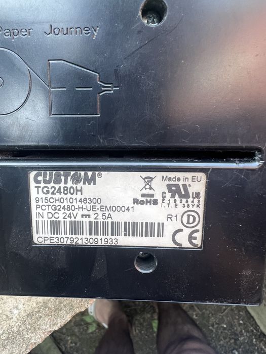 Термопринтер custom tg2480H