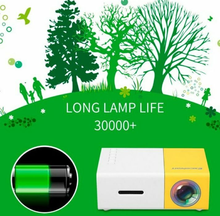 Mini videoproiector portabil slot USB slot MICRO SD telecomanda NOU