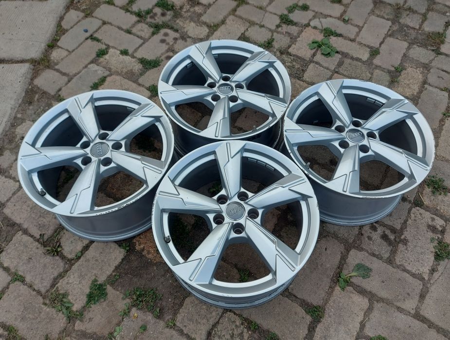 Set 4buc jante originale senzori aliaj Audi R18 - 8Jx18H2 ET39 5x112