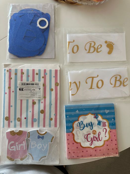 Бебешка украса за разкритие на пол