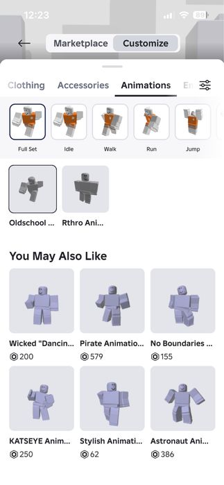Аккаунт Roblox, доначенный.