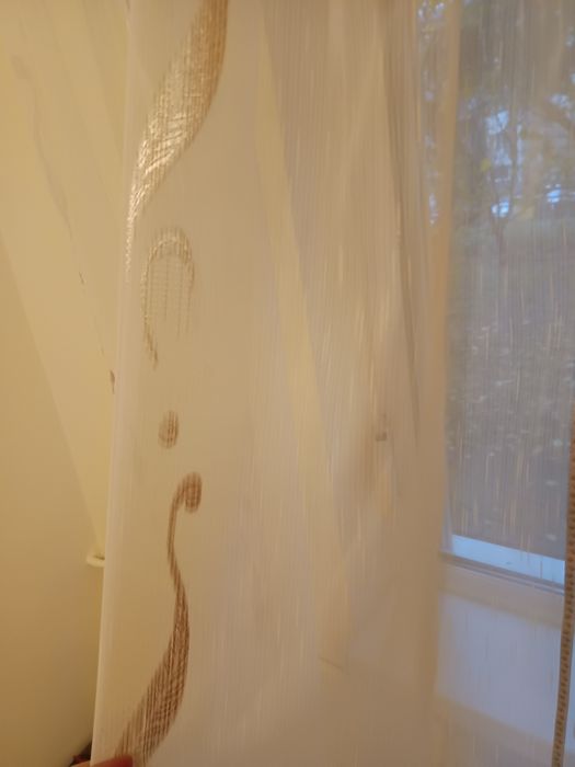 Perdea lunga cu model  vertical