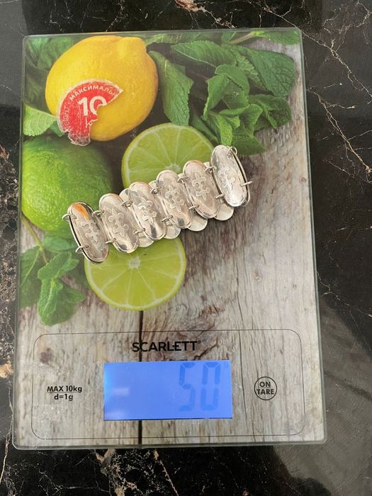 Серебряный браслет