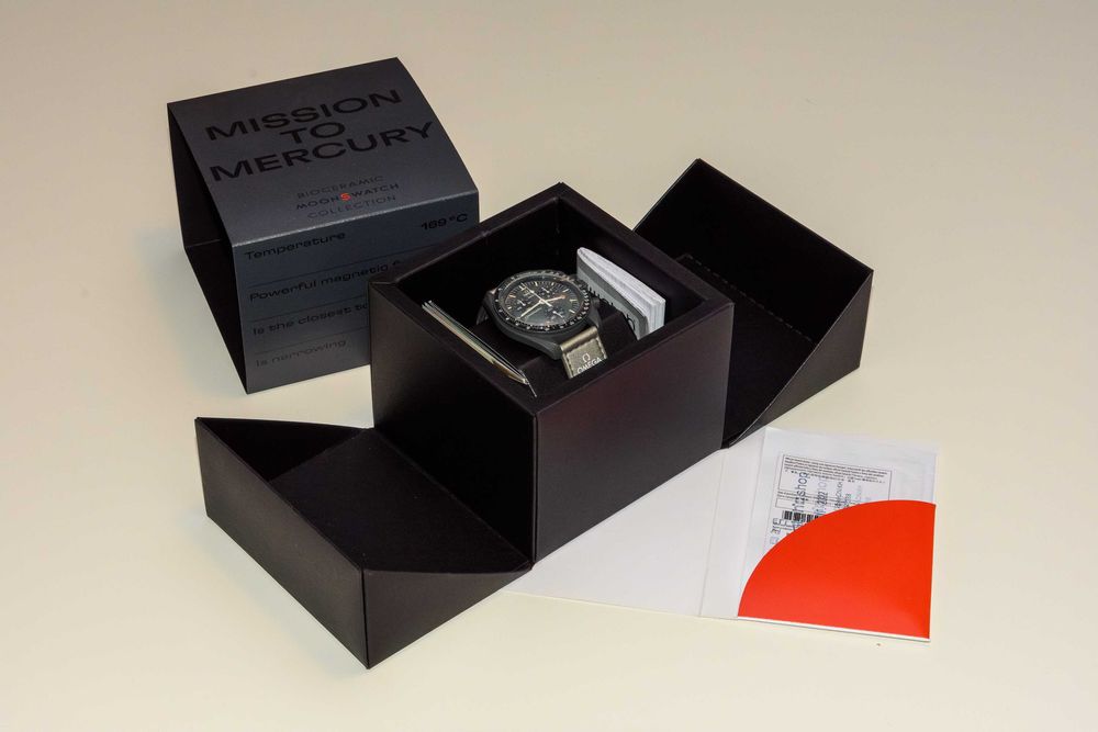Swatch X Omega Bioceramic Moonswatch - Mission to Mercury
