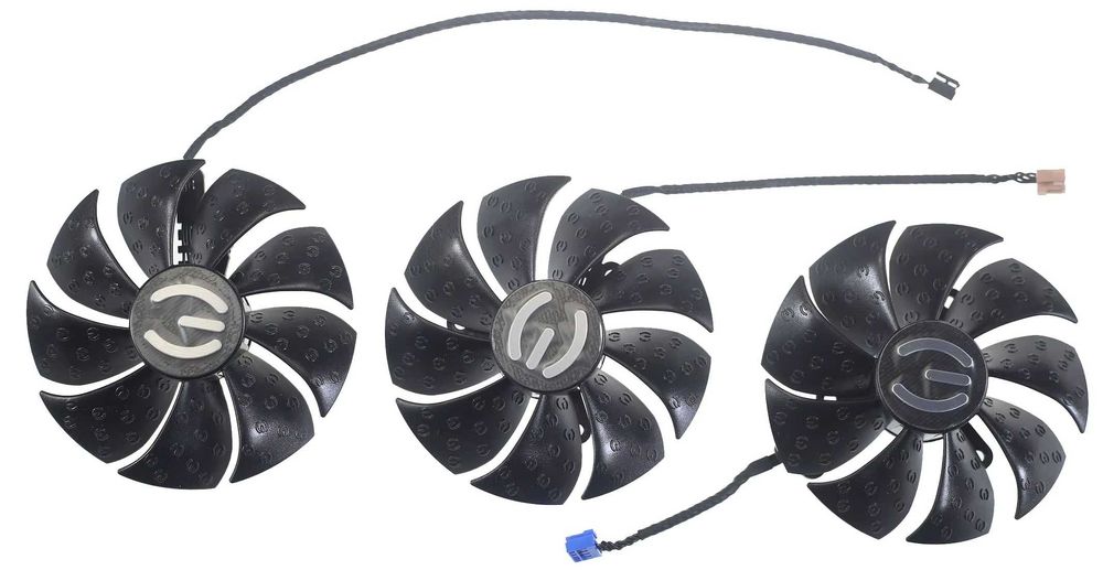 Вентилатори за видео карта EVGA RTX 3070, 3080, 3090 XC3 BLACK FTW3