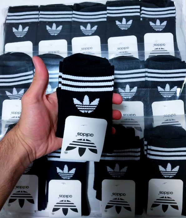 Носки черные Адидас(Adidas) Paypoq qora