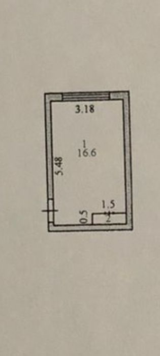 Комната в общежитии  18м2