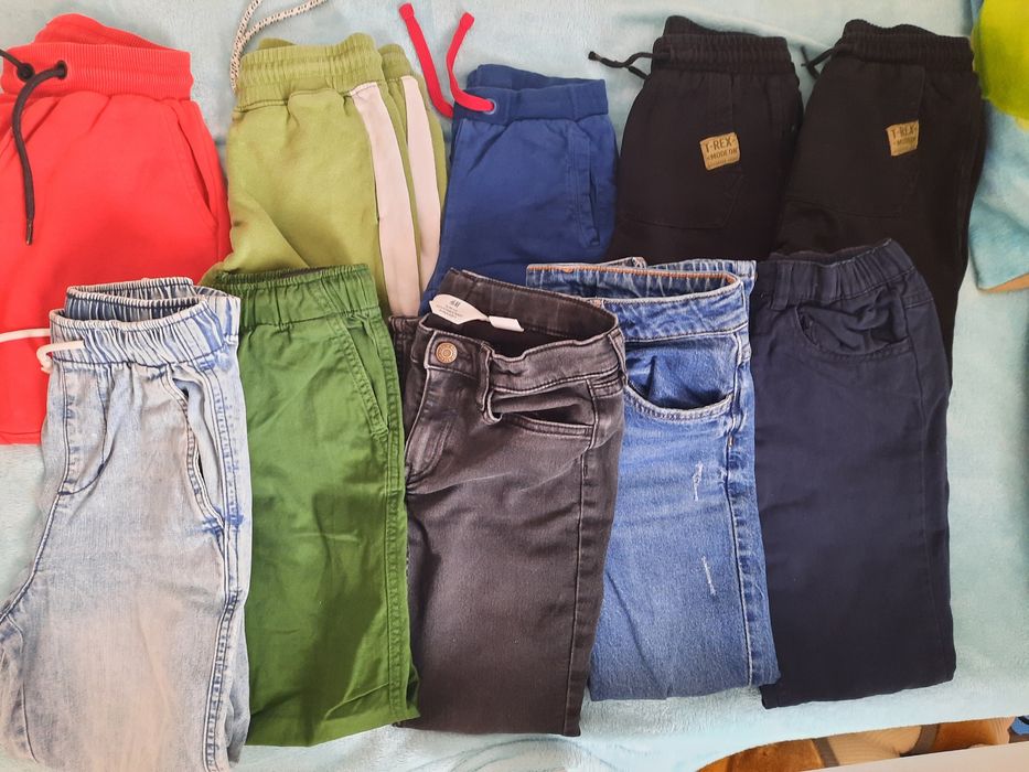 10 бр. Дънки и панталони за момче-H&M, Pepco и George, за 6-7 години
