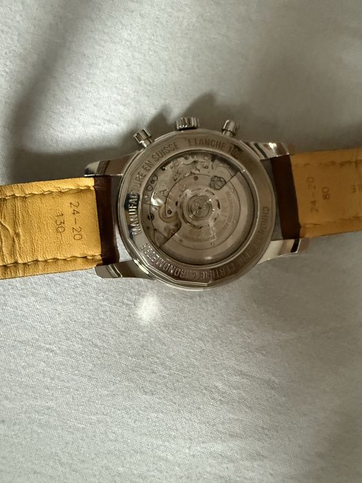 Breitling Transocean Chronograph 43мм.  18k gold bezel
