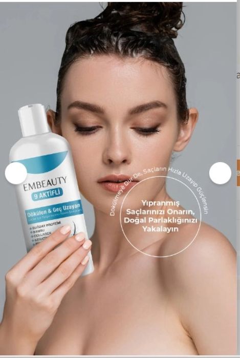 Embeauty Шампоан с колаген и кератин против косопад – 9 активни съставки, 400 ml