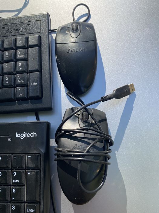 Blok pitaniya, klaviatura+mishka ( sichqoncha) IP-telefon