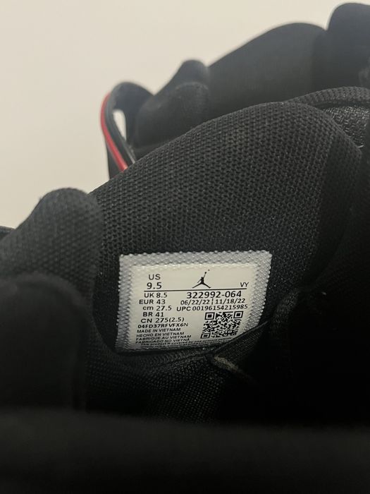 Jordan 6 Rings “Black/Gym Red/White”