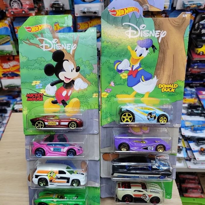 Hot Wheels Disney Edition Full Set 8/8