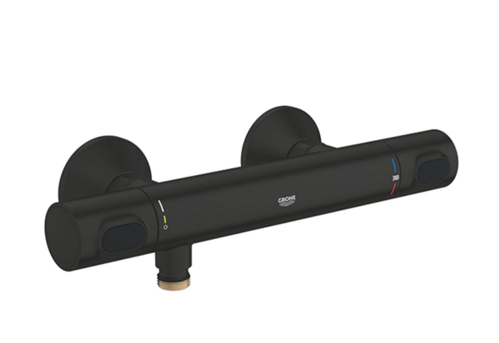 Комплект Grohetherm 500 M с термостат черен мат с БЕЗПЛАТНА доставка