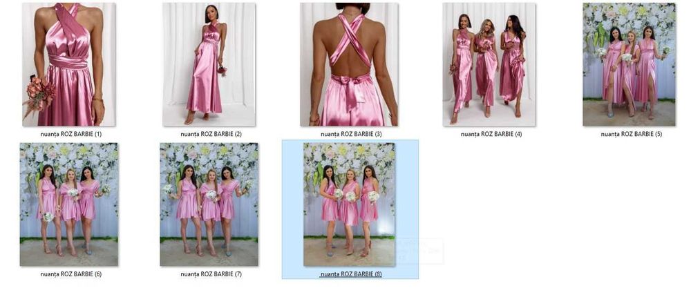 Rochițe pentru domnișoare de onoare
 Comandă pe WhatsApp