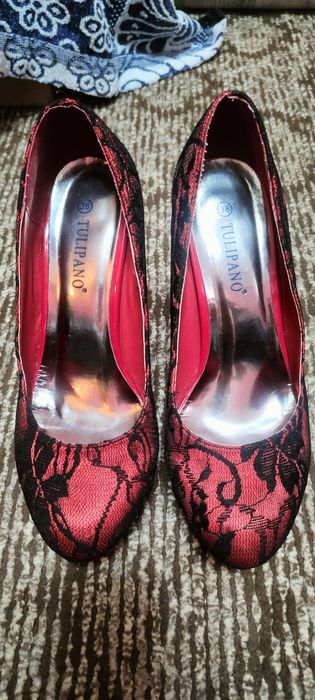 Туфли 38 размер на каблуке и платформе