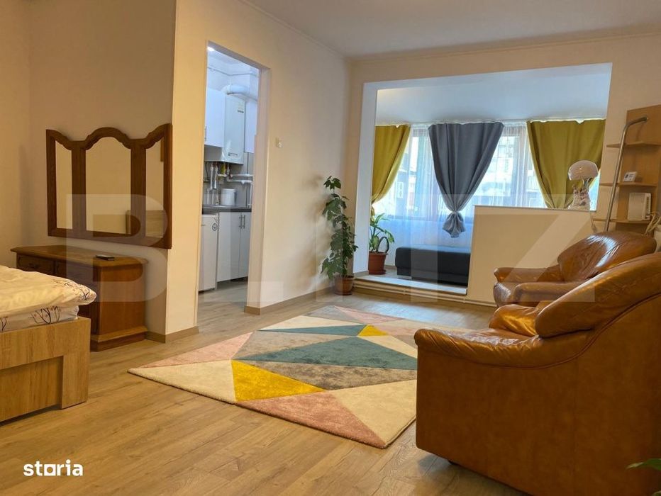 Apartament Cu 1 Camera Foarte Generos-Pozitie Excelenta