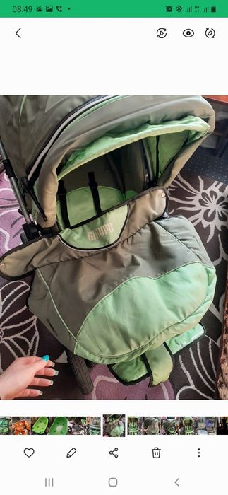 Коляска б/у в хорошем состоянии