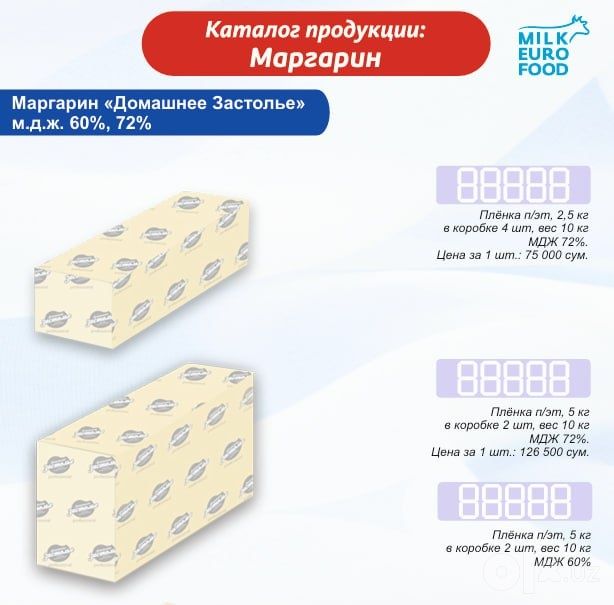 Спред масло и маргарин