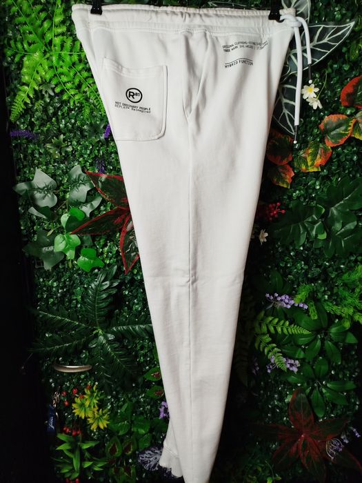 Оригинално мъжко долнище Replay L ново бяло анцуг реплей