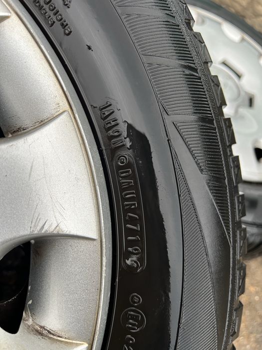 5х112 15 с зимни гуми 195 65 15 vw golf 5 pasat touran kadi