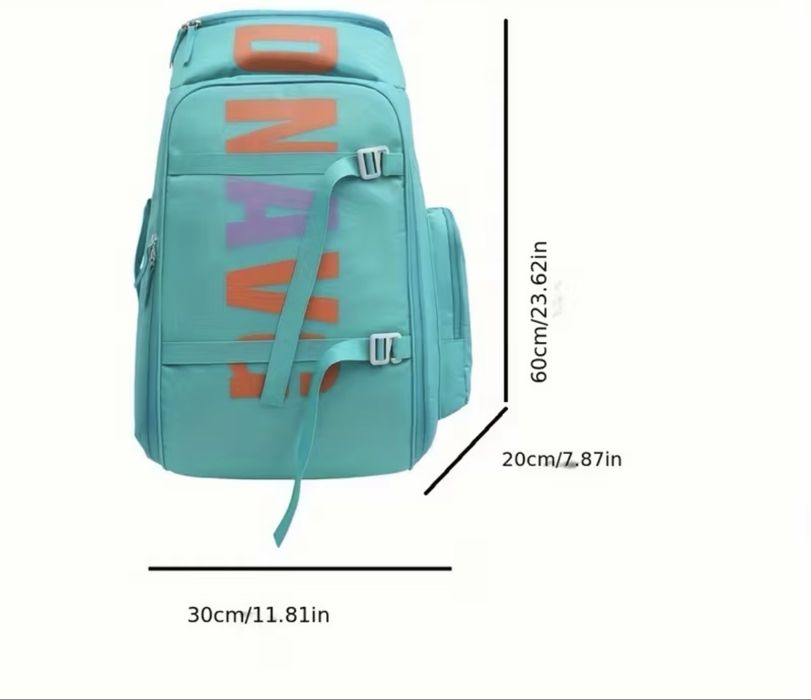 Голяма спортно-пътна раница 36 литра – бяла, за пътуване