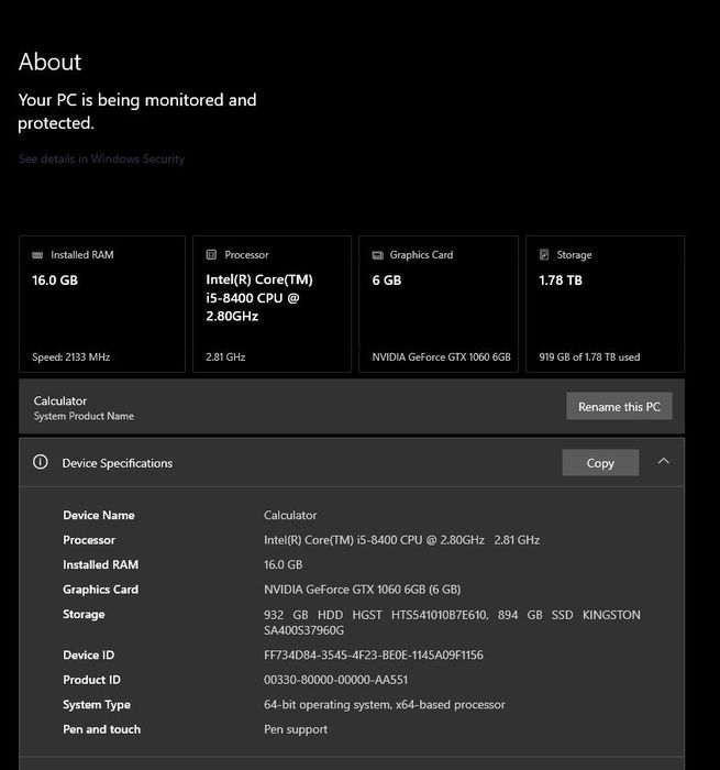 Sistem PC complet Intel + Nvidia