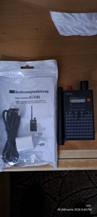 Detector  camere  si microfoane spion  nou