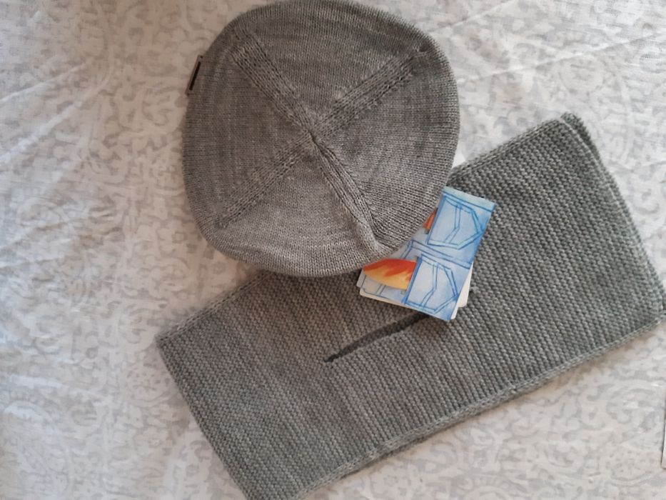 Комплект шапка и шалче