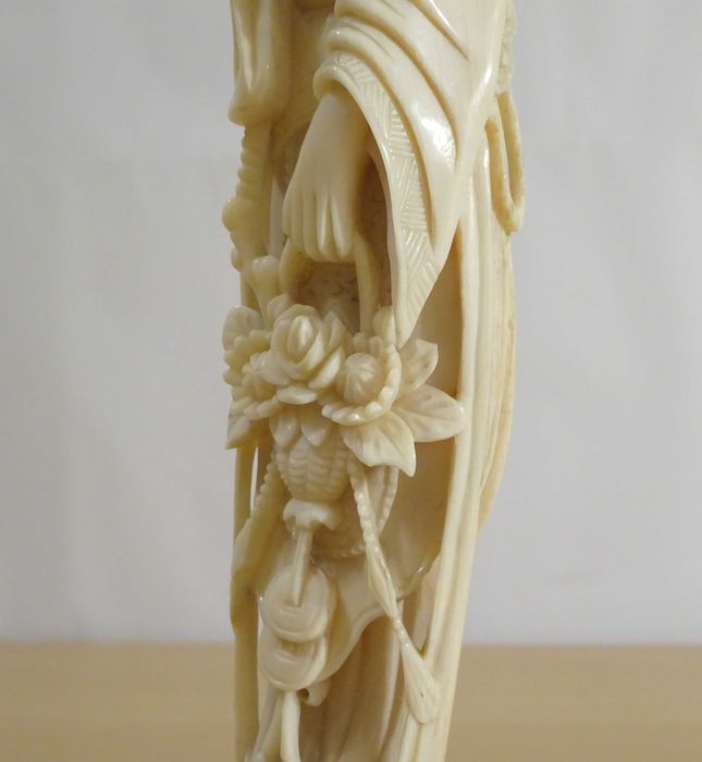 Statueta asiatica Feng shui sculptata manual - RARITATE
