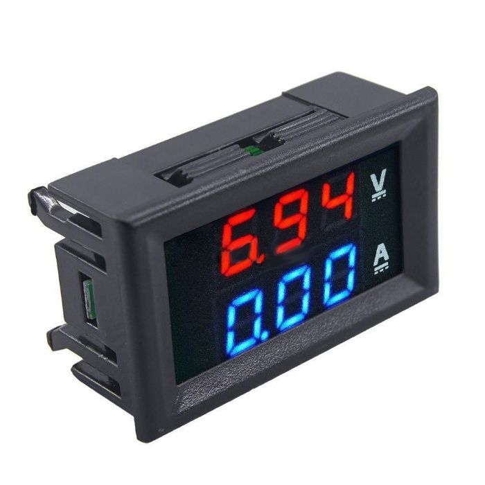Voltmetru Ampermetru VOLTAMPERMETRU de panou LED Digital 0-100V 0-10A