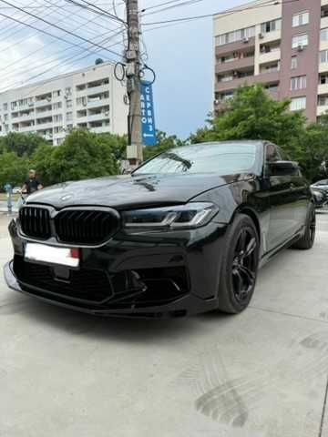 Преден лип спойлер за BMW G30 фейс за M5 броня – Черен гланц