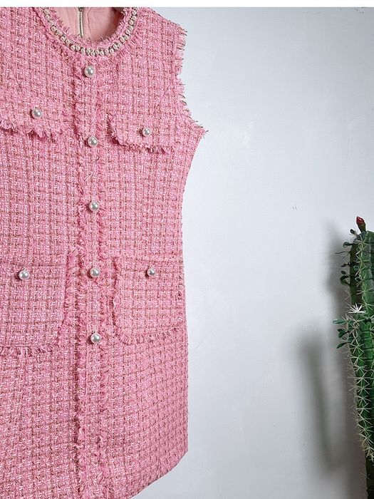 Дамска Рокля в Розов Цвят