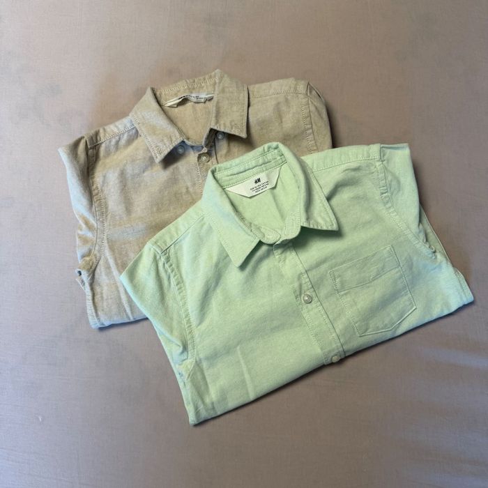 Set 2 cămăși H&M băieți (5-6 ani) – stare excelentă