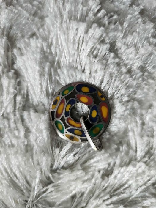 Продавам италиански сребърен пръстен с тюркоаз