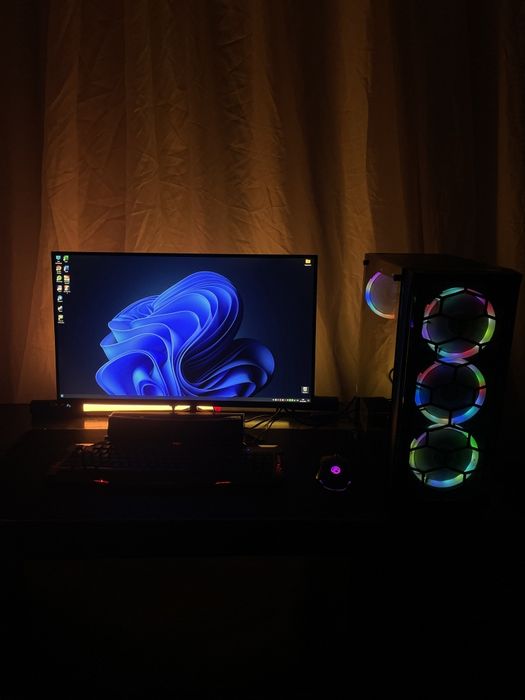 12- pokoleniya i3 | RTX 2060 | 16gb RAM| 27 dyum Monitor| RGB Case