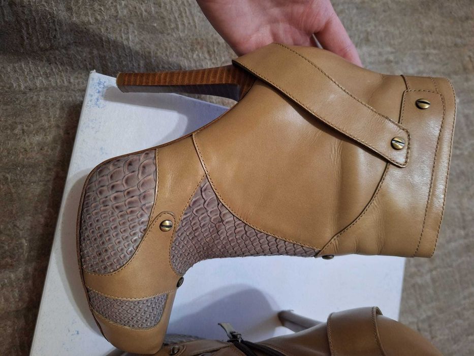 Botine Pierre Cardin piele naturala